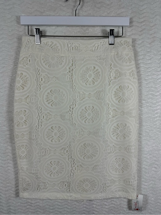 Kara Girl Dresses & Skirts - Elegant Ivory Lace Pencil Skirt - Women's